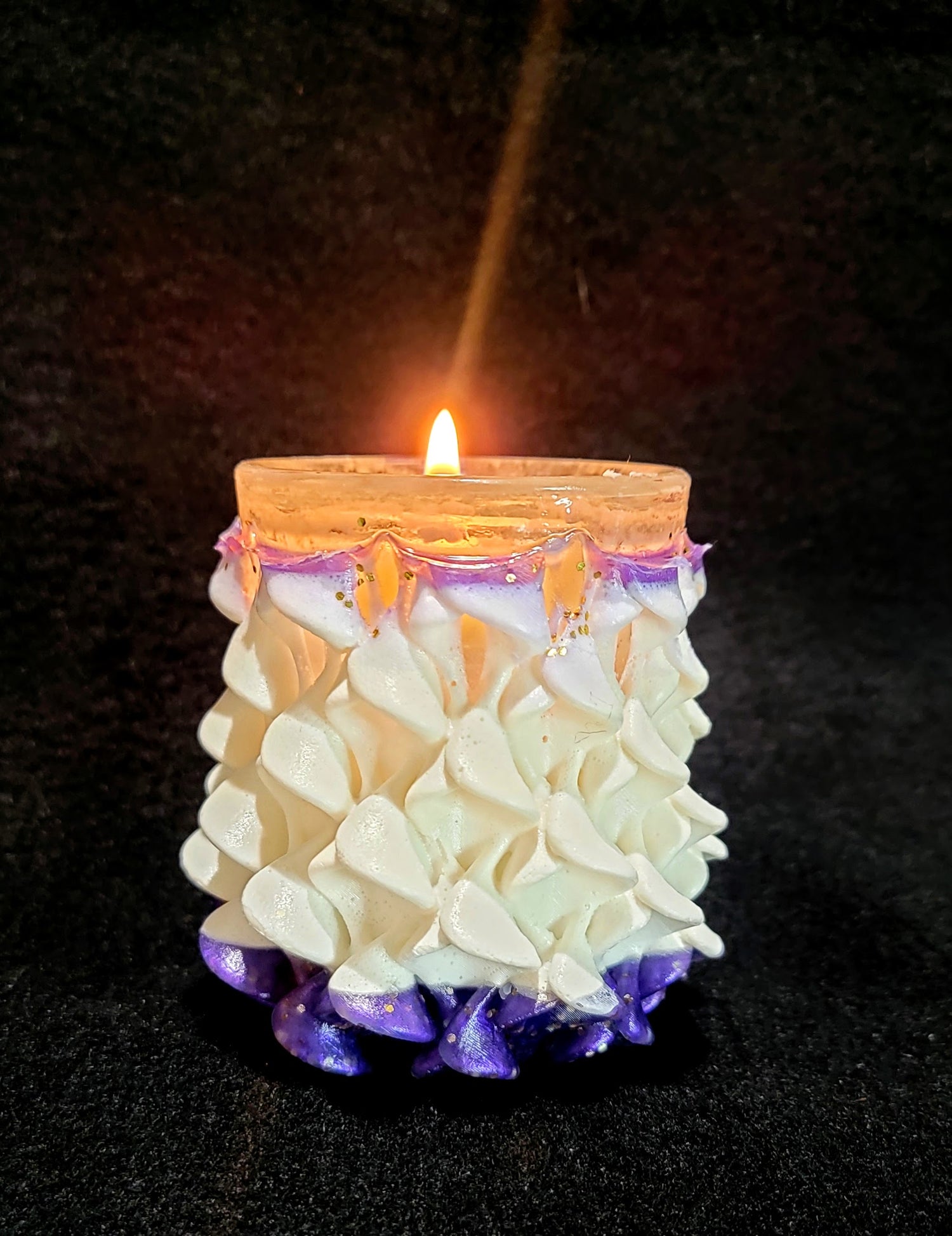 Small Resin Candle Holder/Tea Light