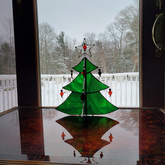 3D Stained-Glass Christmas Tree