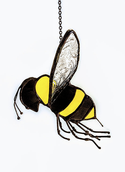 3D Stained-Glass Bumblebee