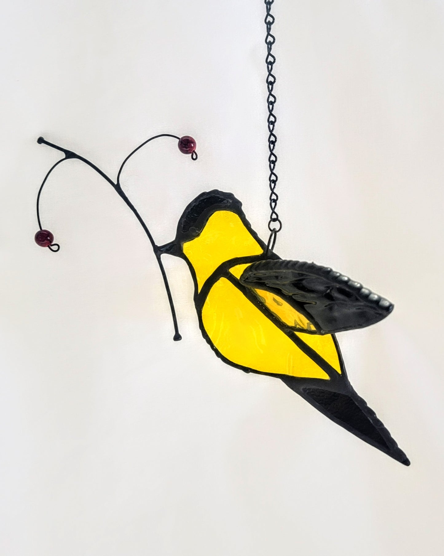 3D Stained-Glass Goldfinch