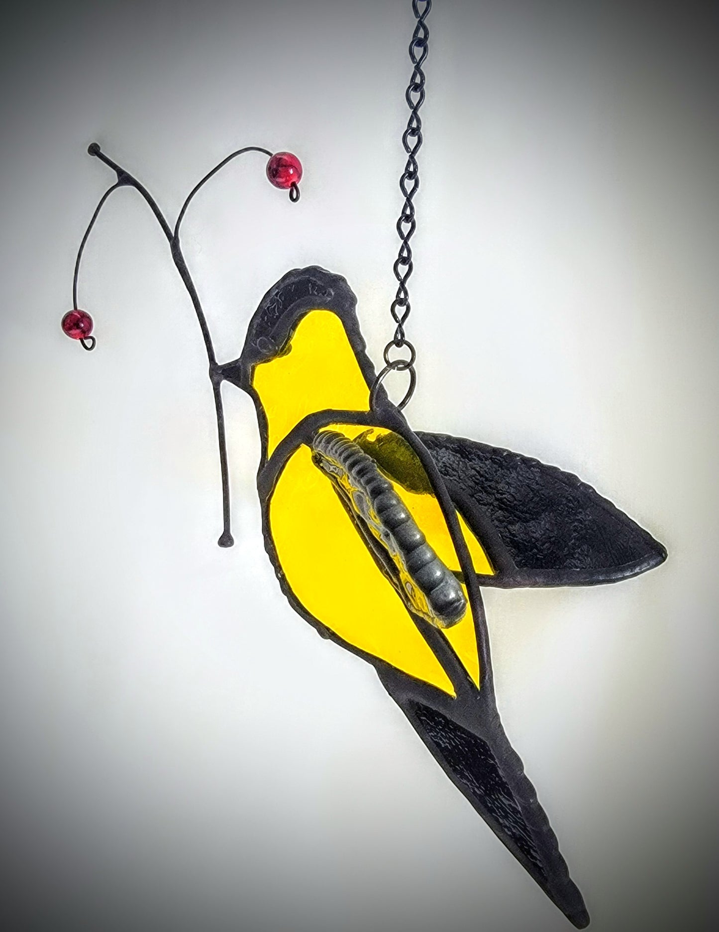 3D Stained-Glass Goldfinch