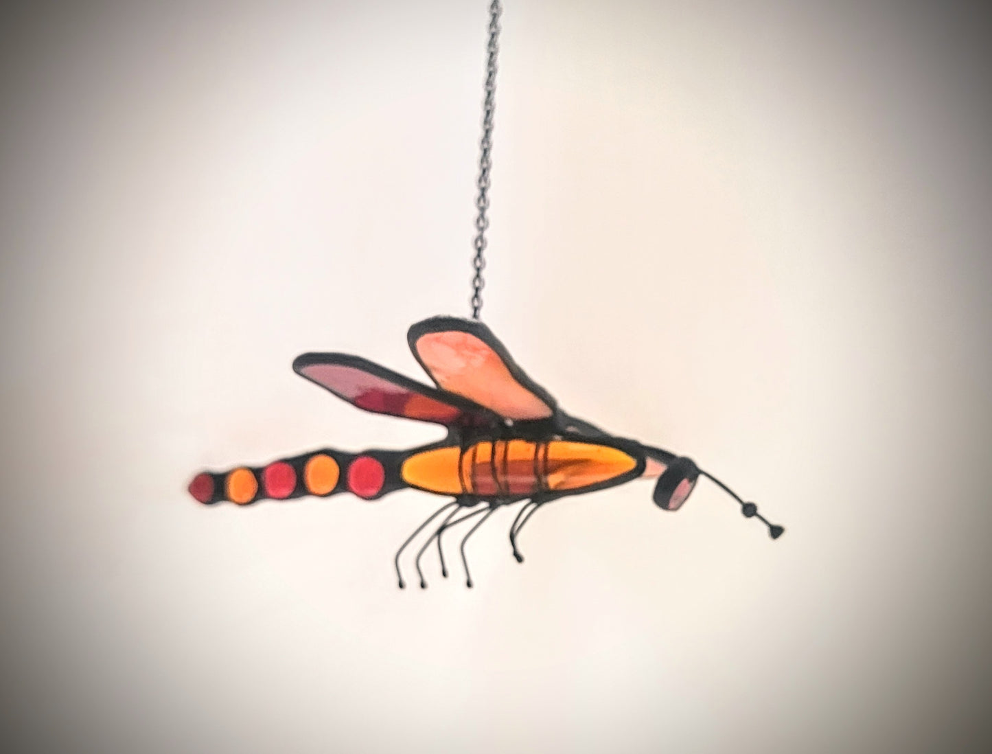 3D Stained-Glass Dragonfly