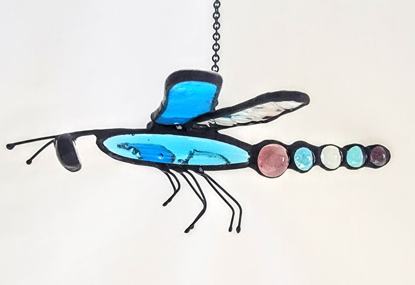 3D Stained-Glass Dragonfly