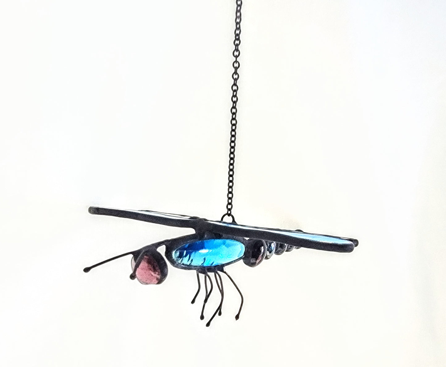 3D Stained-Glass Dragonfly