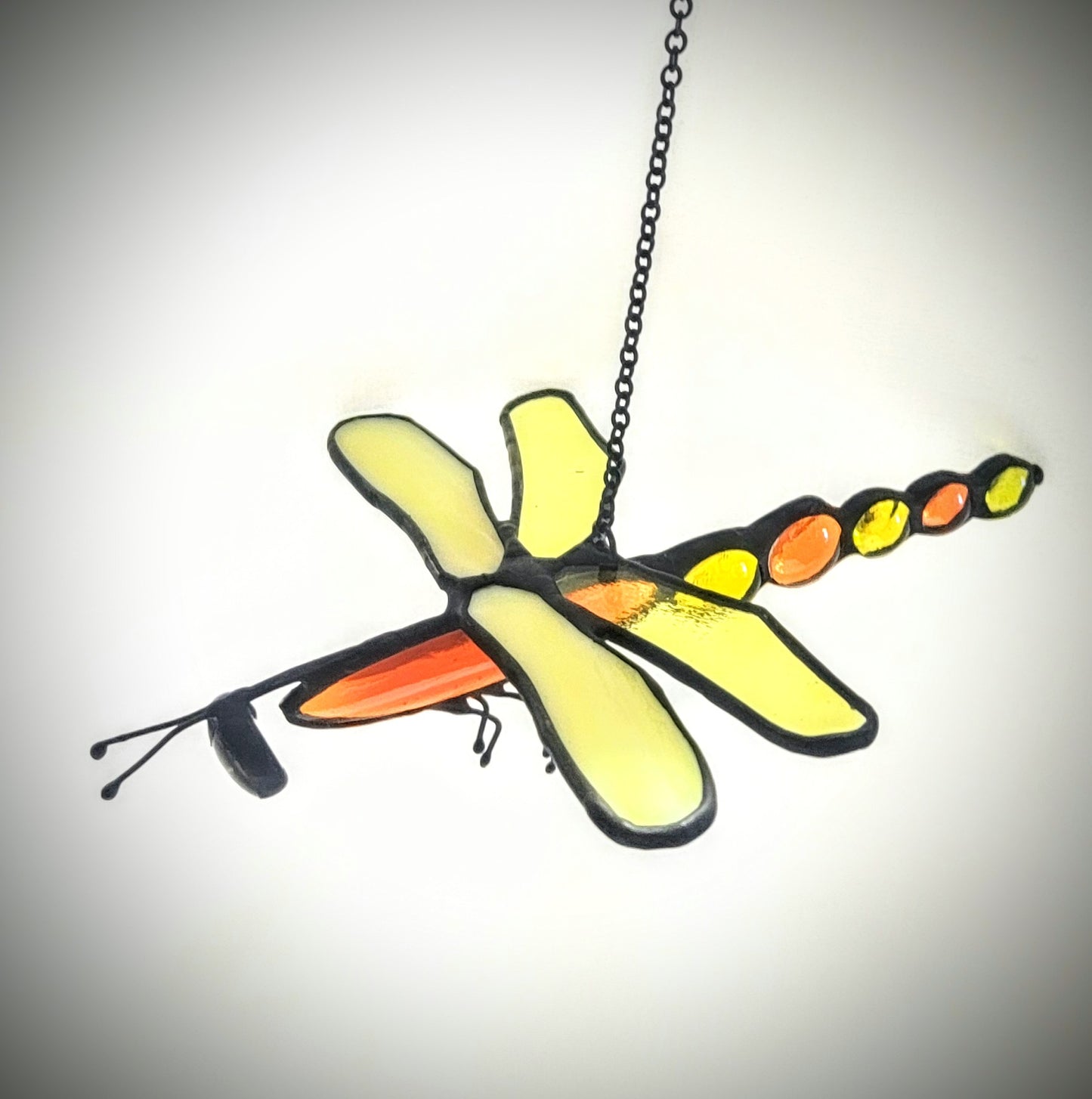 3D Stained-Glass Dragonfly