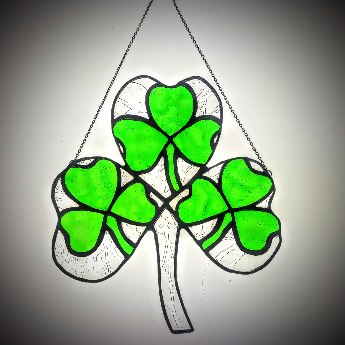 Stained-Glass Suncatcher- 3 in 1 Shamrock