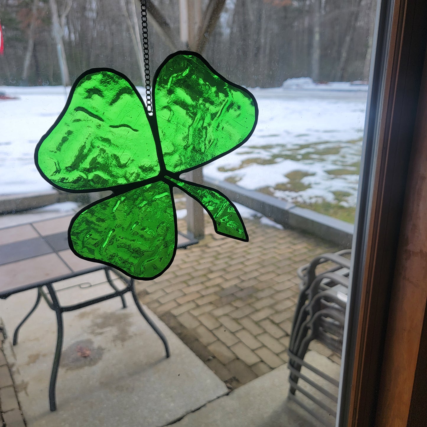 Stained-Glass Suncatcher- Shamrock