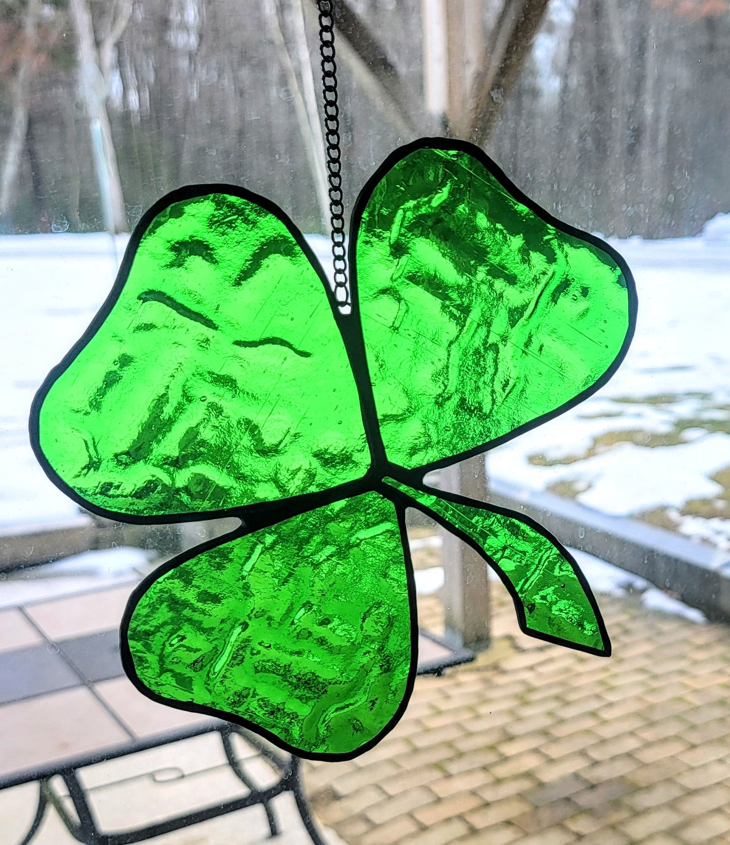 Stained-Glass Suncatcher- Shamrock