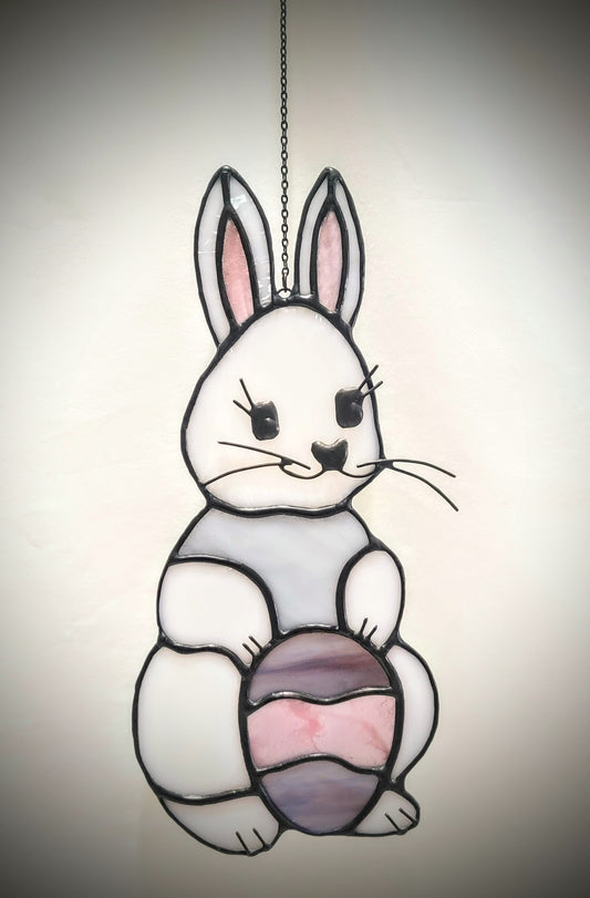 Stained-Glass Suncatcher- Easter Bunny