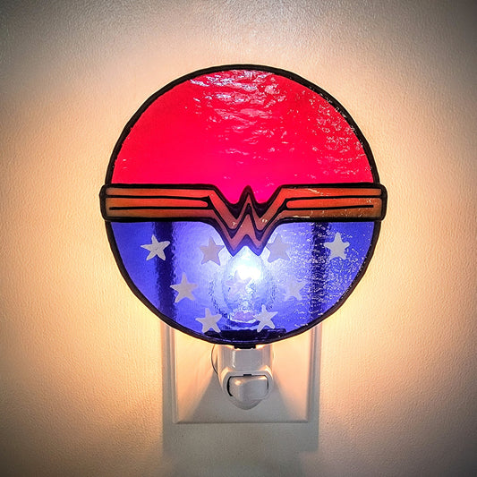 Night-Light, Stained-Glass Wonder Women