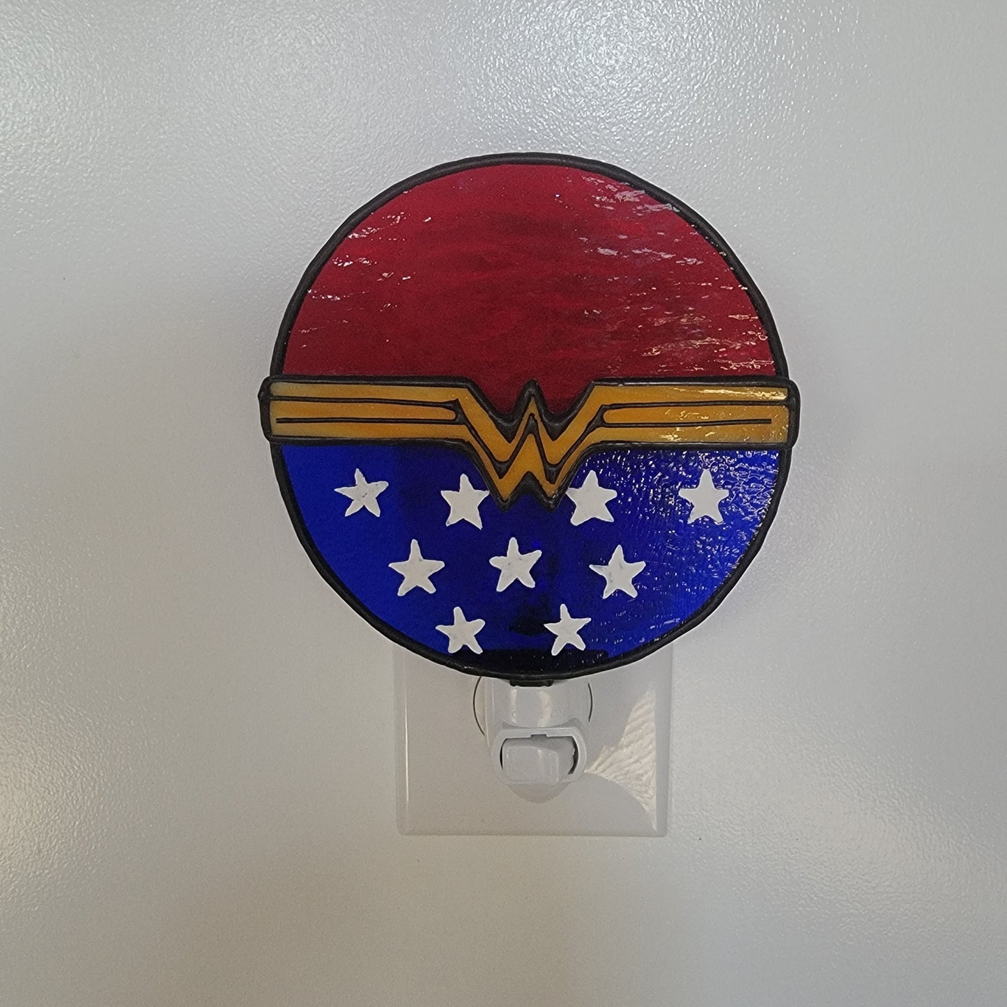 Night-Light, Stained-Glass Wonder Women