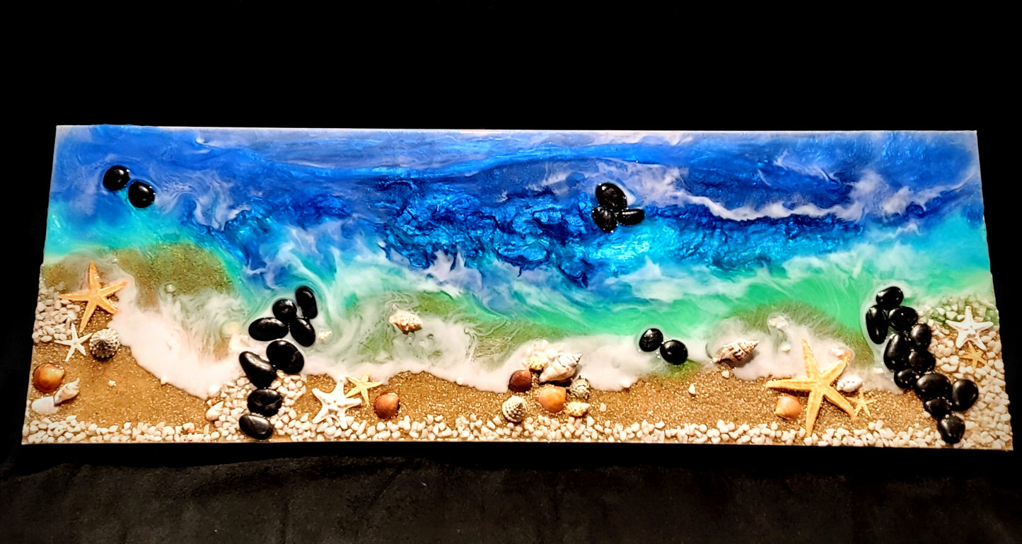 Resin Art- Ocean Scene