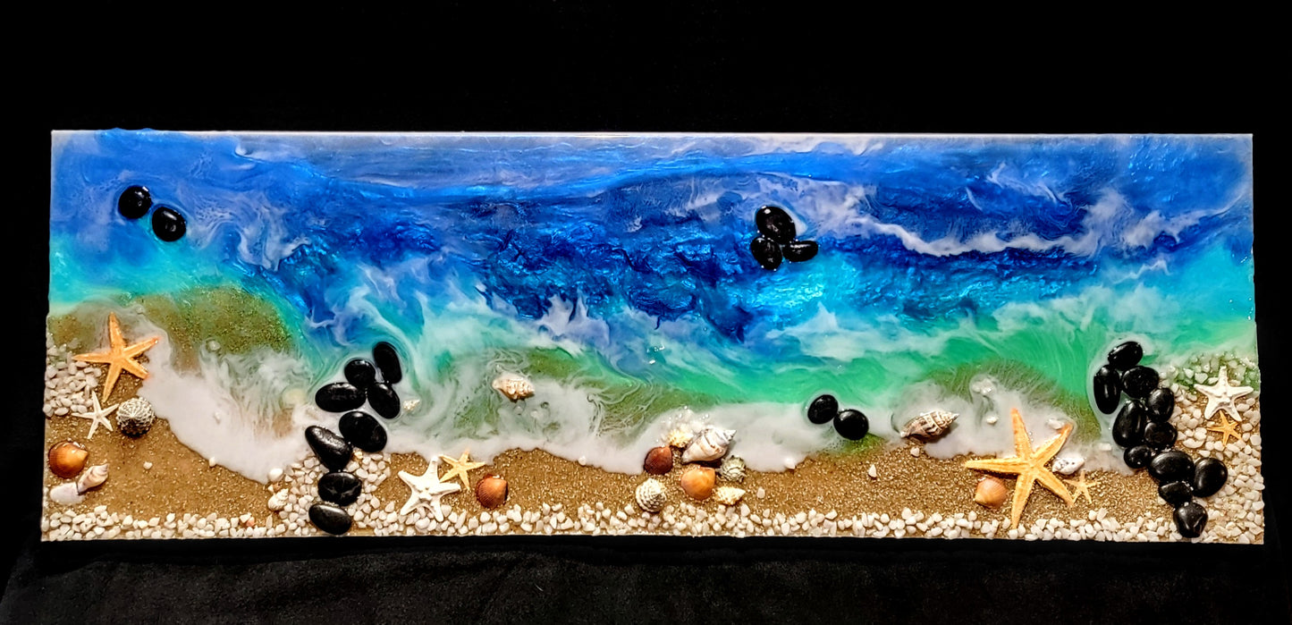 Resin Art- Ocean Scene