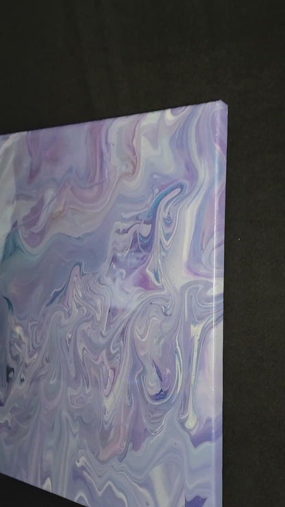 Acrylic Painting with Glossy Resin Finish